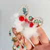 Estilo Antigo Ano Novo Xingshi presilha de cabelo fofa para o ano novo presilha lateral presilha traseira presilha de cabelo franja acessórios Hanfu
