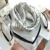 Bufanda Cuello de Punto Nueva Elegante Versátil para Otoño e Invierno, Bufanda de Moda, Bufanda de Seda, Bufanda Estilo Coreano con Hebilla Magnética de Bolita Dorada