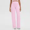 Pantalones de pierna ancha para yoga adelgazantes de piel desnuda transfronterizos de cintura alta levantacola casual sueltos para exteriores fitness deportivos largos para mujer