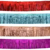 Nova Cortina de Seda de Chuva Brilhante 30*300cm Banner de Teto Guirlanda Decoração de Festa de Feriado Decoração Pendente de Borla de Teto