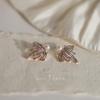 Pendientes de Fuego Artificiales de Plata con Aguja de Plata S925, Lujo Ligero, Diseño de Alta Gama, Pendientes de Perla Natural, Tachuelas Elegantes y Exquisitas para Mujer