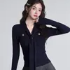 Suéter base de punto con cuello en V y manga larga, diseño estilo coreano Andi Velvet Washed, top versátil y elegante de manga larga