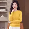 Suéter Suave y Esponjoso de Otoño e Invierno para Mujer Talla Grande Holgado Adelgazante Tejido Versátil Cuello Redondo Prenda Base para Mujer