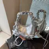 Bolso de Mano Plegado con Lazo Transfronterizo para Mujer 2026 Verano Nuevo Estilo Cadena Versátil Bolso de Hombro Bolso Cruzado con un Toque de Alta Gama
