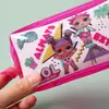 Bolsa de Lápices de Dibujos Animados para Escuela Primaria de PVC Bolsa de Almacenamiento para Material de Oficina Bolsa de Cosméticos Bolsa de Almacenamiento Impermeable Bolsa con Cremallera Impresión de LOGOTIPO