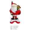 Balões de Folha de Alumínio de Natal Transfronteiriços Desenho Animado Papai Noel Árvore de Natal Decoração de Festa de Natal Arranjo de Atmosfera de Cena