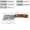 Faca para matar peixe forjada pequena faca de cozinha faca comercial para matar peixe faca especial para cortar peixe e corte nas costas faca para cortar sashimi faca para raspar escamas de peixe