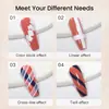Como Bolígrafo de Arte para Uñas de Nuevo Estilo, Bolígrafo de Patrón a Cuadros, Pincel Multifuncional para Pintura Francesa, Herramienta Especial para Diseños de Arte para Uñas