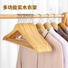 Perchero de madera maciza antideslizante para tienda de ropa, para hotel, dormitorio, hogar, colgador de ropa, soporte de madera sin dejar rastro, venta al por mayor