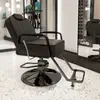 Cadeira de barbeiro salão de cabeleireiro banqueta para corte de cabelo salão de beleza área de permanente e coloração assento elevatório cadeira de salão de beleza