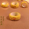 Sándalo Tallado Hebilla de Anillo Corrediza Cuentas Espaciadoras Accesorios para Pulseras DIY Accesorios de Dibujos Animados
