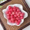 Contas Redondas de Âmbar Três Flores Naturais, Contas Soltas para Pulseira de Raiz de Bodhi, Pulseira de Sementes de Bodhi Premium de Alta Qualidade para DIY Atacado