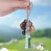 Sinos Pendentes de Casca de Fruta Natural, Sinos de Vento Artesanais, Enfeites Naturais Estilo Floresta para Carro, Pingentes para Bolsas Frescos, Decorações Artísticas Atacado