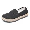 Zapatos Casuales Blancos de Grulla de Almohada 2026 Estilo Nuevo para Mujer de Primavera Transpirables con Suela Gruesa y Suela Suave Slip-On