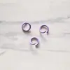 8mm Cor Tinta Anel Aberto Chaveiro Pingente Anel de Conexão Anel de Ferro Anel de Pendurar Material Acessórios Atacado