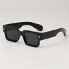 Nuevas gafas de sol retro cuadradas de montura pequeña, elegantes y sencillas, personalizadas, populares entre las celebridades de internet, adecuadas para fotografía callejera y versátiles para protección solar.