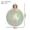 Bolas Infláveis de Natal Decorações de Natal para Jardim Externo Atmosfera Festiva Enfeites Pendurados Suprimentos para Festa de Natal Bolas Decorativas