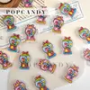 Acessórios para Joias DIY Máquina de Gashapon Fofa Contas com Furo Reto Desenho Animado Brincos de Miçangas Feitos à Mão Colar Corrente para Celular