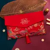 Envelope Vermelho de Ano Novo, Envelope Vermelho de Alto Padrão com Peixe Koi de Dez Mil Yuan, Novo Envelope Vermelho de 2026, Saco da Sorte de Ano Novo para Idosos