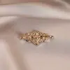Broche Antirreflejos de Diamante Completo, Gama Alta, Lujo Ligero, Broche de Nicho, Accesorios Exquisitos para Traje, Abrigo, Corsage al por Mayor