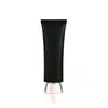 Manguera Cosmética de 25-120 ml Negro Mate Cuidado de la Piel Limpiador Facial Crema de Manos Limpiador Material de Empaque de Manguera para Reempaque