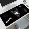 Alfombrilla de ratón linda, extragrande y engrosada, almohadilla para teclado de computadora de escritorio de oficina, alfombrilla de juego de e-sports Kuromi de anime al por mayor