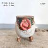 Vaso de Flor Carnuda Cerâmica Jardinagem Cerâmica Mini Novo Criativo Grés Casa Vintage Novo Vaso de Porcelana Vaso
