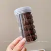 2025 Estilo Coreano Elástico Alto Espesso Corda de Cabelo Feminino Acessório de Cabeça Simples Lata de Elástico de Cabelo Rabo de Cavalo Alto Elástico de Cabelo