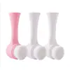 Cepillo Facial Limpiador 3D de Doble Cara, Instrumento Limpiador Facial de Silicona con Cerdas Suaves, Instrumento Limpiador Profundo de Poros, Cepillo Limpiador Facial Manual