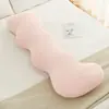 Almofada Longa de Seda Gelada para Dormir entre as Pernas, Almofada para Cabeceira da Cama, Almofada Lateral para Dormir Removível e Lavável para Mulheres Grávidas