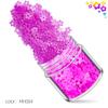 Lantejoulas Flor de Ameixa Fluorescentes 12 Cores Misturadas Conjunto de Lantejoulas para Nail Art Lantejoulas Foscas para Nail Art Acessórios de Unha Adesivos para Unhas