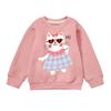 Minizone Conjunto de Sudadera con Forro Polar Otoño e Invierno para Niños Dibujos Animados Grueso Cuello Redondo Superior Pantalones Deportivos de Pierna para Niños