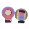 Nuevo Clip para Gorra de Golf Marcador de Golf Moneda Redonda de 30 mm Marcador de Bola Colorido