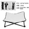 Perrera de verano para exteriores, plegable, extraíble y lavable, cama de campamento, cama para perros, suelo de malla extraíble, cama para mascotas