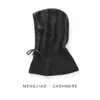 Colección de otoño e invierno: conjunto de gorro y bufanda de punto en colores lisos, con patrón de trenzas, hecho de cachemira pura, diseño unisex, estilo casual, y proporciona calor y protección para los oídos