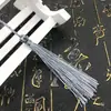 Marcador de página de borla de nudo chino hecho a mano para jardín de infantes, pequeño pincho colgante para muestra, se pueden hacer varios estilos; Accesorios para prendas de vestir