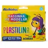 Massa de Modelar Plastilina com 12 Cores 180g