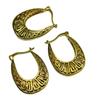 Accesorios DIY Pendientes Pendientes Cobre Fundido Tridimensional Joyería Latón Cobre Enbrionario Vestido Collar Colgante