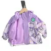 Chaqueta para Niña Primavera y Otoño 2026 Nuevo Estilo Princesa Pequeña Atuendo de Primavera Bebé Sudadera con Capucha Cortavientos Corto para Niños