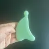 Placa Raspadora de Jade para Massagem Facial, dos Olhos e do Pescoço, Bastão de Meridianos, Universal para o Corpo Todo, Jade Natural