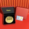 Ouro Puro 999 Mais Vendido Série Torta Princesa Fique Rico Feliz Aniversário Conjunto de Presente para Presentes de Feriado