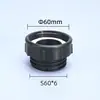 Adaptador de venda quente transfronteiriça para acessórios de válvula de tambor de tonelada Shuchic IBC, rosca de 62 mm para rosca grossa de 60 mm