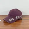 Sombrero de Sol Protector Solar Personalizado de Joker de Moda Nuevo Estilo para Hombres y Mujeres Borde Recortado Desgastado Gorra de Béisbol Bordada con Letras para Niños