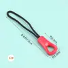 Bolsa de Roupas Cabeça de Zíper Corda de Acessórios Penduráveis Fivela Puxador Pingente Cabeça de Zíper de Barraca Removível Alça de Corda de Cauda Antiderrapante