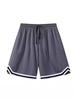Calça de Basquete Masculina Shorts Americano Solto Versátil Calça Casual Tendência Calça Esportiva Respirável Shorts de Verão Masculino