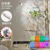 [Transfronteiriço] Luminária de Chão para Sala de Estar, Luz Ambiente, Sala de Transmissão ao Vivo de Beleza de Fundo, Pôr do Sol, Quarto de Luxo, Ondulação Dupla de Água