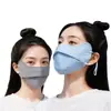 Chapéu Máscara Facial, Mangas de Gelo, Mangas Protetoras, Roupas de Proteção Solar para Mulheres, Máscara Facial com Proteção UV, Máscara de Proteção Solar, Certificação Transfronteiriça