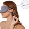 Máscara de ojos para dormir lado posterior bloqueo de luz máscara de ojos nocturna máscara de ojos de viaje correa para el hombro ajustable máscara de ojos para siesta yoga