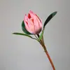 Flor de Imperador Artificial, arranjo de flores decorativo de alta qualidade com acabamento aveludado, arranjo floral de paisagem em miniatura, materiais florais para decoração de casa, flores artificiais