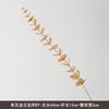 Flor de Nochevieja Hoja de Abanico Dorado Hoja de Ginkgo Eucalipto Abanico Pequeño Flor de Simulación Venta al por Mayor Accesorios Salón de Bodas Cubo Fu Oro